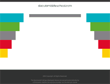 Tablet Screenshot of daculamiddleschool.com